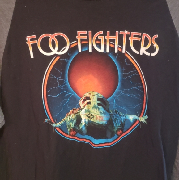 Tultex Tops - NWOT FOO FIGHTERS raglan authentic merch